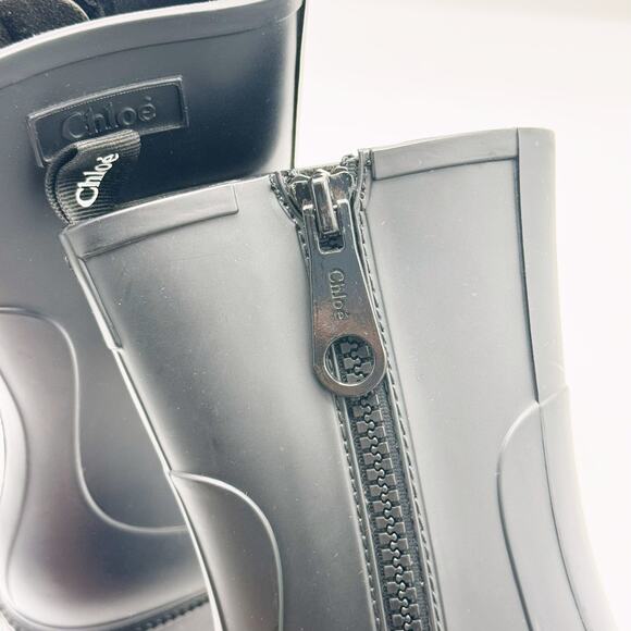 Chloé Betty Rubber Ankle Boots (Size 37) - Picture 13 of 15